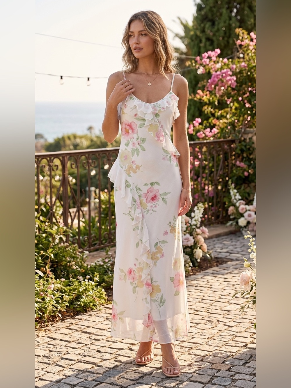 🌷NWOT🌷 SHEIN Maxi Floral Dress #28